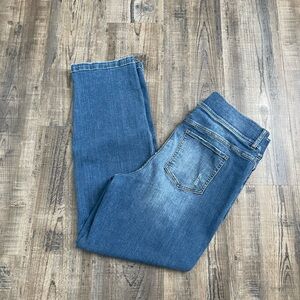 Spanx Stretchy Pull on High Waisted Jeans Pants